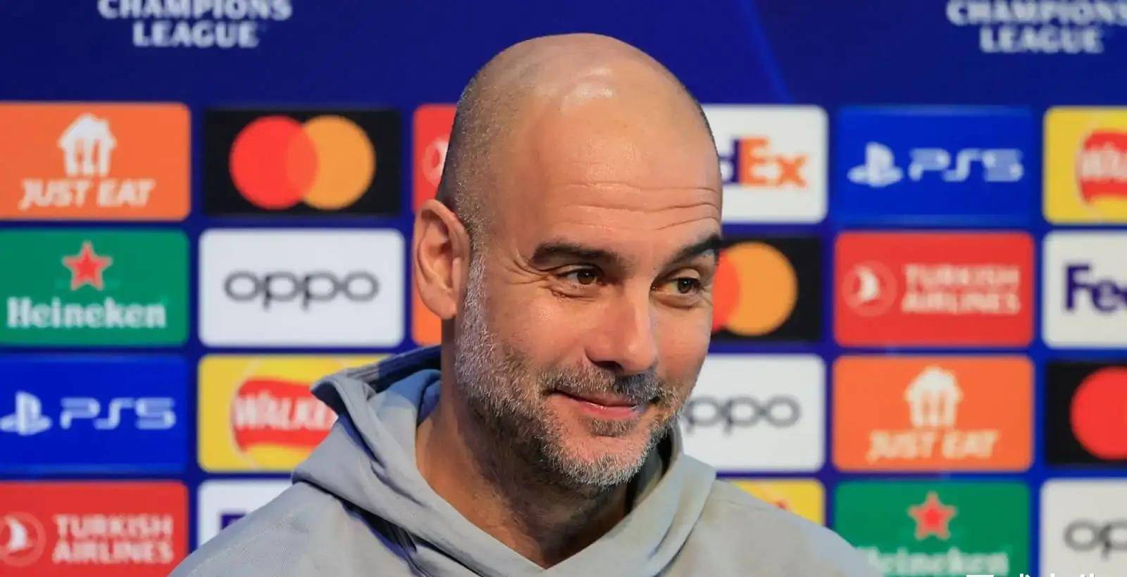 曼城主帅瓜迪奥拉赞扬球队防守表现