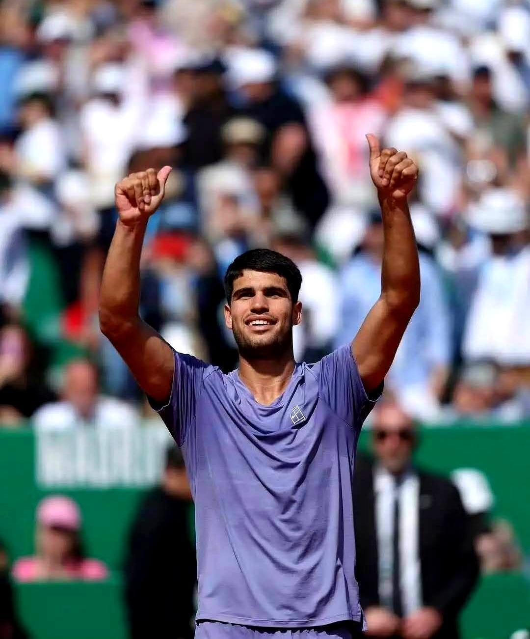 蒙特卡洛大师赛完胜联合杯，阿尔卡拉斯惊艳四座