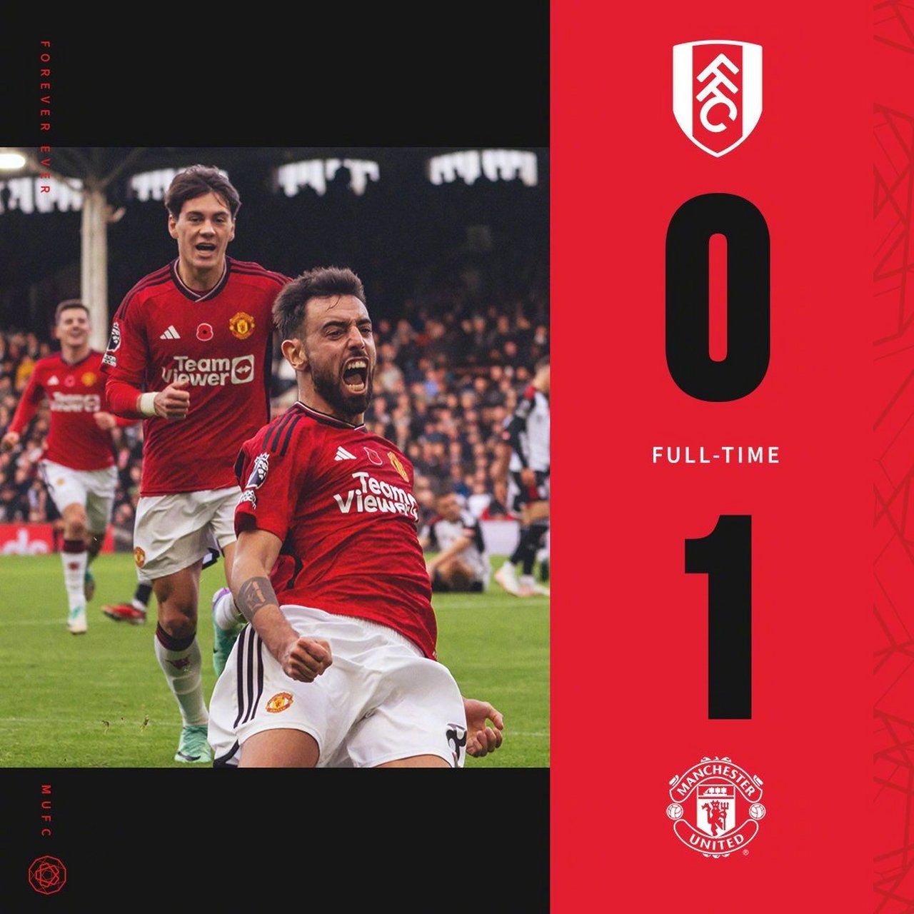 曼联胜富勒姆，英超前四争夺正酣